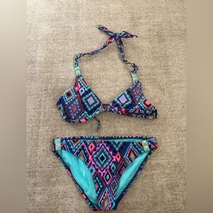Triangle geometric shape bikini set